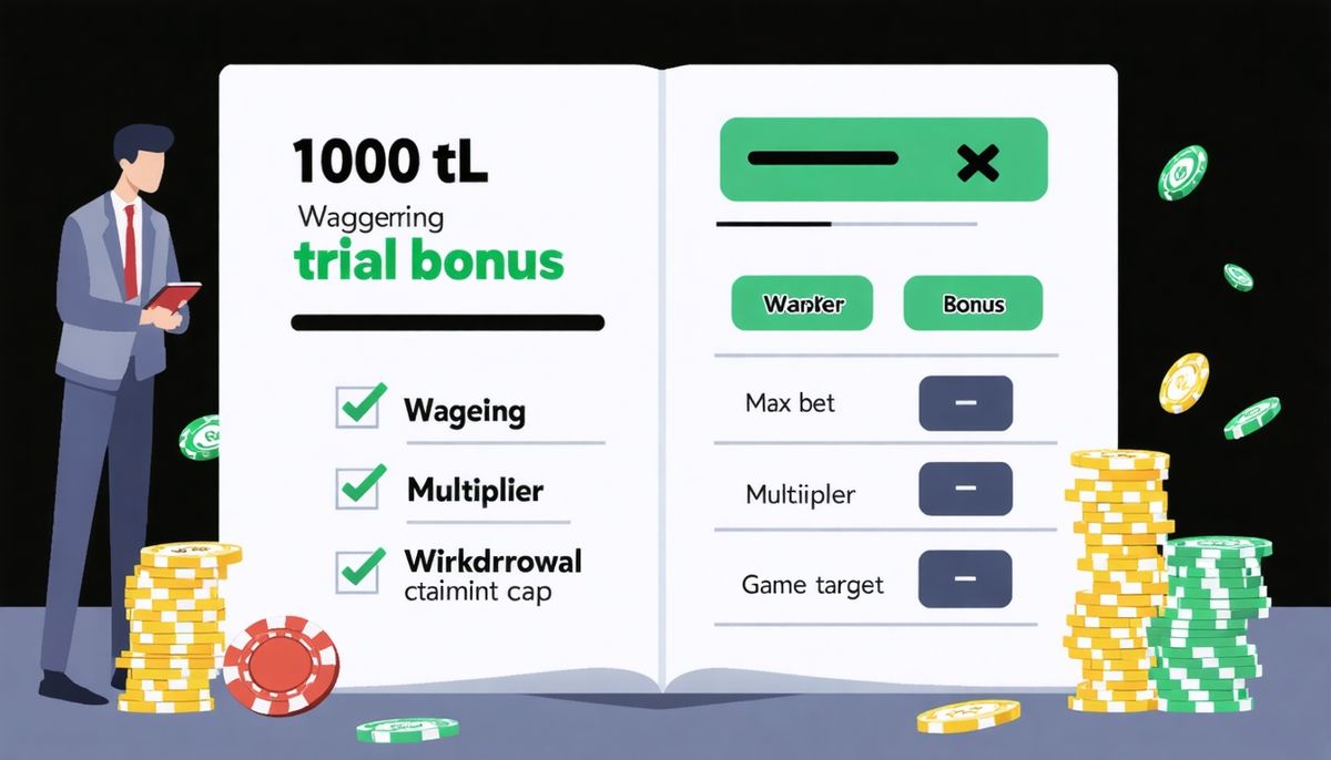 1000 TL deneme bonusu (Casitap’ta varsa): şartlar, çevrim ve örnek hesaplama