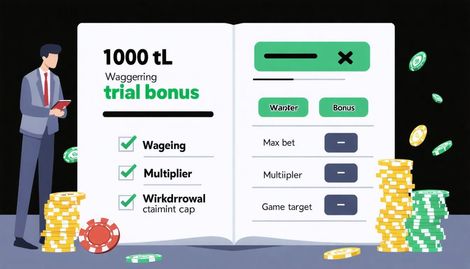 1000 TL deneme bonusu (Casitap’ta varsa): şartlar, çevrim ve örnek hesaplama